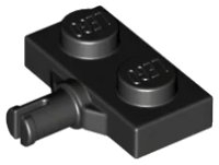 Piastra, Modificata 1 x 2 con Supporto Ruota, numero pezzo LEGO 21445