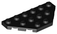LEGO part Wedge, Plate 3 x 6 Cut Corners 2419