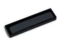 LEGO part Tile 1 x 4 with Dark Bluish Gray Stripe Pattern 2431pb0638