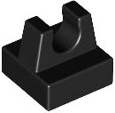 LEGO onderdeel Tegel, Aangepast 1 x 1 met Clip 2555