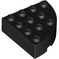 LEGO part Ladrillo, Esquina Redondeada 4 x 4 Ladrillo Completo 2577