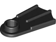 Minifigur Schuhwerk Flosse in schwarz, LEGO Teilenummer 2599a