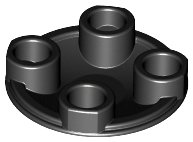 LEGO part Plate Round 2 x 2 with Rounded Bottom [Boat Stud] 2654