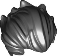 LEGO part Minifigure, Hair Bushy Swept Back 28551