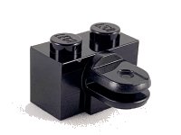 Arm Holder Brick 1 x 2 with 2 Horizontal Fingers, LEGO Teilenummer 30014