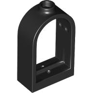 LEGO part Ventana 1 x 2 x 2 2/3 con Techo Redondeado 30044
