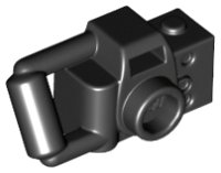 LEGO part Minifigure, Accessorio Fotocamera Manuale con Manico a Barra Estesa 30089b