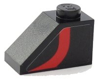 LEGO part 3040pb024r 3040pb024r