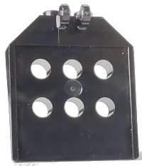 LEGO onderdeel Deur 1 x 4 x 3 2/3 met 6 Gaten en Vergrendeling 2 Vingers Scharnier 30625