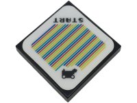LEGO part Tile 2 x 2 with Super Mario Scanner Code Biddybuggy / Wild Wiggler and 'START' Pattern (Sticker) - Sets 72034 / 72036 3068pb2570