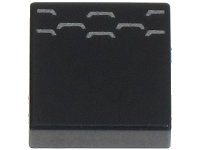 LEGO part Platte 1 x 1 mit dunkelsilbernem Lüftungsgitter-Muster 3070pb376