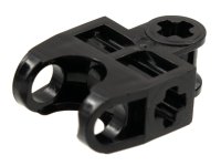 LEGO onderdeel Technic, As Connector 2 x 3 met Kogel Joint Socket - Open Zijkanten, Aangestelde Vorken met Gesloten As Gaten 32174
