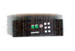 LEGO part Technic, Liftarm Thick 1 x 3 with Red, Green and White Buttons Pattern Model Left (Sticker) - Set 8010 (32523pb06L)