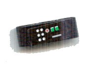 LEGO part Technic, Liftarm Thick 1 x 3 with Red, Green and White Buttons Pattern Model Right (Sticker) - Set 8010 32523pb06R