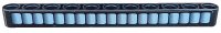LEGO part Technic, Liftarm Thick 1 x 11 with Sand Blue Grille Pattern (Sticker) - Set 42002 32525pb006