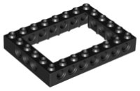 LEGO onderdeel Technic, Steen 6 x 8 Open Middel 32532