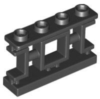 LEGO onderdeel Fence 1 x 4 x 2 Ornamental Asian Lattice with Square and 4 Studs 32932