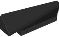 Coin 5 x 1 x 1 1/3 avec Base 4 x 1 Droite en noir, numéro de pièce LEGO 3389
