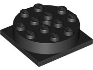 LEGO onderdeel Draaitafel 4 x 4 Vierkante Basis met (Dezelfde Kleur) Bovenkant (3403 / 3404) 3403c01