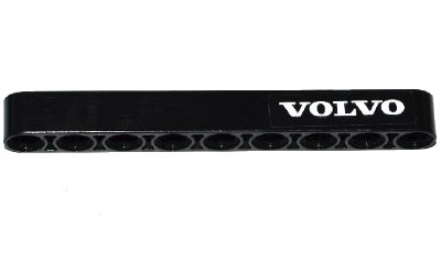 LEGO onderdeel Technic, Liftarm Thick 1 x 9 with 'VOLVO' Pattern on End (Sticker) - Set 42053 (40490pb033)