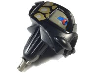 LEGO part Galidor Head Gorm with Dark Gray Rotation Joint Pin with Eyes and Gold and Silver Spots Pattern 41398c01pb02