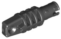 LEGO onderdeel Hinge Cylinder 1 x 3 Locking with 1 Finger and Pin with Round Hole and Friction Ridges on Ends 41532