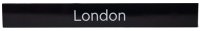 LEGO onderdeel Tile 1 x 8 with 'London' Pattern 4162pb167