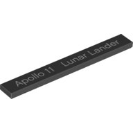 LEGO part Tile 1 x 8 with 'Apollo 11 Lunar Lander' Pattern (4162pb205)