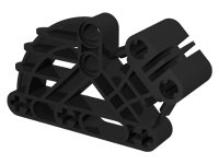 LEGO onderdeel Bionicle Bohrok Rib Cage, Liftarm 2 x 4 x 7 Angled 41665