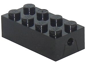 LEGO onderdeel Brick, Modified 2 x 4 with Wheels Holder FreeStyle (4180)