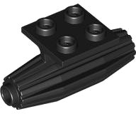 LEGO onderdeel Engine, Strakes, 2 x 2 Thin Top Plate 4229