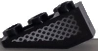 LEGO onderdeel Slope, Inverted 33 3 x 1 with Lattice Pattern Model Left Side (Sticker) - Set 8647 4287pb004L