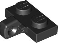 LEGO part Hinge Plate 1 x 2 Locking with 1 Finger on Side without Bottom Groove 44567b