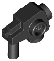 Minifigure, Weapon Gun, Blaster with Studs on Sides, Bottom, and Front, numero pezzo LEGO 44709