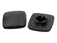 LEGO part Clikits, Icon Square 2 x 2 Small with Pin, Frosted (Solid and Transparent Colors) 45467