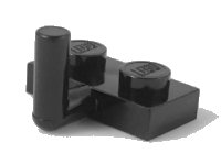 LEGO part Plate, Modified 1 x 2 with Bar Arm Up (Undetermined Type) 4623u