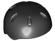 LEGO part Minifigure, Headgear Helmet Sports with Vent Holes 46303