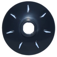 LEGO onderdeel Dish 2 x 2 Inverted (Radar) with 7 White Radial Marks Pattern 4740pb028