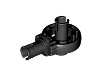 LEGO part Technic Rotation Joint Ball Loop with 2 Perpendicular Pins with Friction 47455