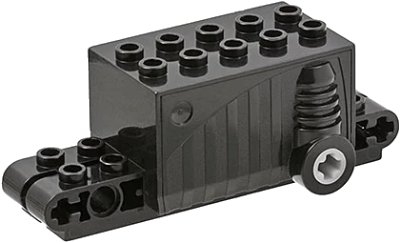 LEGO onderdeel Pullback Motor 9 x 4 x 2 2/3 (47715c01)