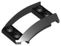 LEGO part Wedge 4 x 3 Open with Cutout and 4 Studs 47755