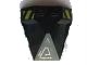 LEGO part Wedge 4 x 4 x 1 1/3 Pyramid Center with Stripes and Exo-Force Circuitry Left Pattern C (Stickers) - Sets 7702 / 7711 47757pb07L