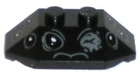 LEGO part Wedge 2 x 4 Triple with Spider Eyes Pattern 47759pb09