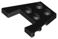 LEGO part Wedge, Plate 3 x 4 with Stud Notches 48183