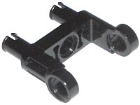 LEGO onderdeel Technic, Pin Connector Toggle Joint Smooth Double with 2 Pins 48496