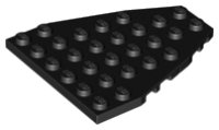 LEGO part Wedge, Plate 7 x 6 with Stud Notches (Boat Bow Plate) 50303