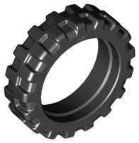 LEGO part Tire 21mm D. x 6mm City Motorcycle 50861