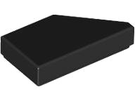 LEGO part Tile 1 x 2 with Stud Notch Left 5091