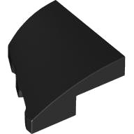 LEGO part Brick Wedged, Curved 2 x 2 with Stud Notch Right 5093