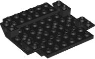 LEGO part Aircraft Fuselage Middle Bottom 8 x 8 with 4 Holes and 4 Pin Holes 5118